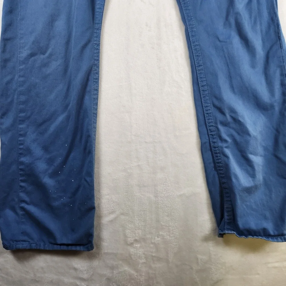 True Religion Mens Blue Pants Size 33 Distressed Denim‎ Jeans